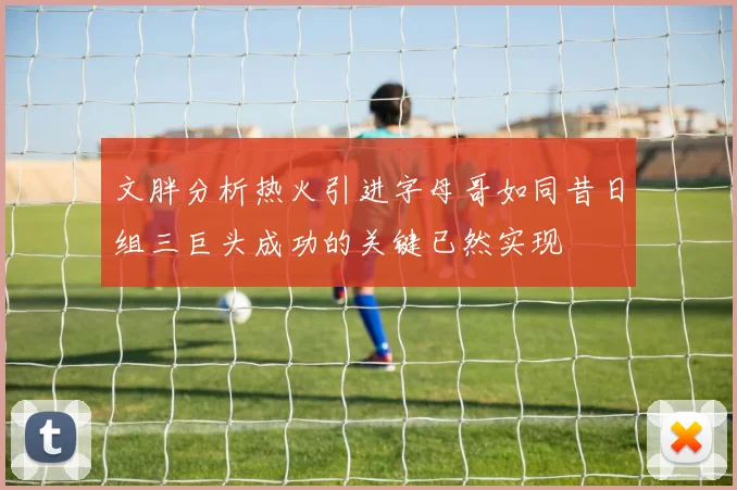 文胖分析热火引进字母哥如同昔日组三巨头成功的关键已然实现